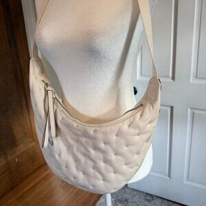 rag & bone | sling leather crossbody in cream with stitched dotsr5